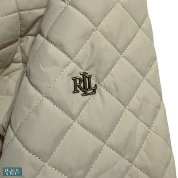 NEW Lauren Ralph Lauren Moda Cream Quilted Corduroy Trim Jacket Plus Size XXL - Picture 8 of 16
